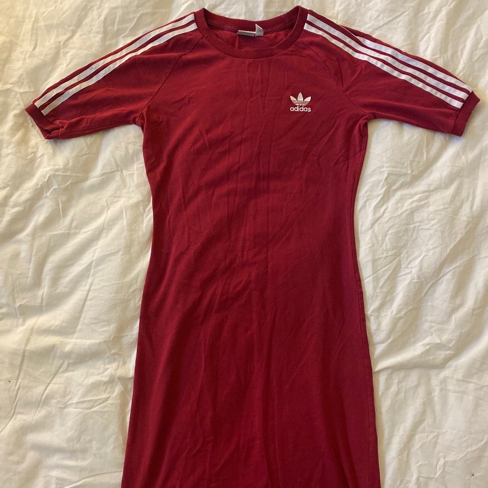 Adidas bodycon midi dress
